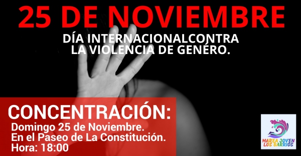 Marea Joven convoca una concentración en honor a las víctimas de la violencia de género para mañana