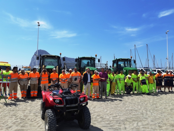 La inversión realizada por el Ayuntamiento para el acondicionamiento de playas esta temporada supera los 160.000 euros