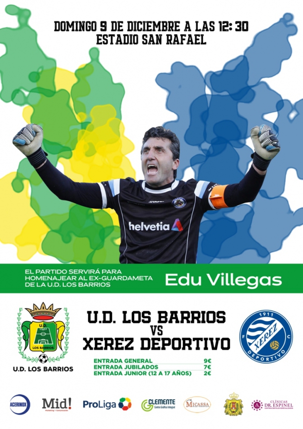 Edu Villegas volverá el domingo al San Rafael cómo director deportivo del Xerez Deportivo FC