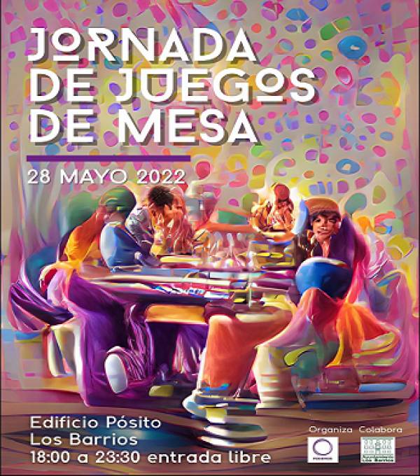 El próximo sábado 28 de mayo se celebra un encuentro de juegos de mesa en el Edificio Pósito de Los Barrios, a partir de las seis de la tarde