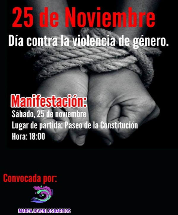 Marea Joven de Los Barrios llama a marchar el 25N contra la Violencia de Género
