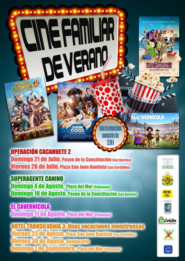 Flamenco y cine de verano en Los Barrios y fiesta infantil en Palmones, el domingo 21 de julio