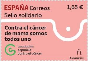 Correos presenta un sello solidario dedicado a la lucha contra el cáncer de mama