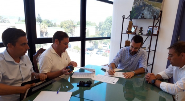 Firmado el contrato con la empresa Martín Casillas para la segunda fase de las obras de peatonalización del centro urbano de La Línea