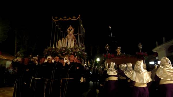 La Estación de San Roque vivirá mañana, Miércoles Santo, su tradicional procesión del Nazareno y Dolores