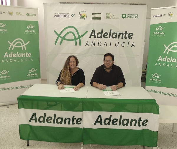 José Ignacio García y Natalia Robles invitan a la participación y al voto a Adelante Andalucía como única alternativa para defender los derechos de la mayoría social