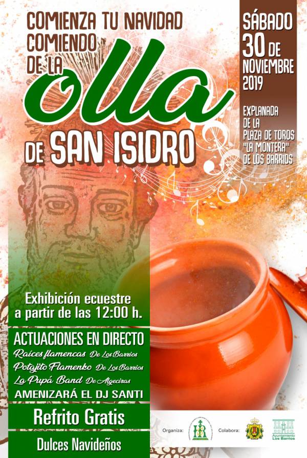 La fiesta de ‘La Olla de la Hermandad de San Isidro’ se celebra mañana  junto a la plaza de toros  de Los Barrios por segundo año consecutivo