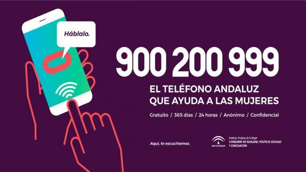El teléfono andaluz de información a las mujeres recibe más de 1.600 llamadas en Cádiz hasta junio