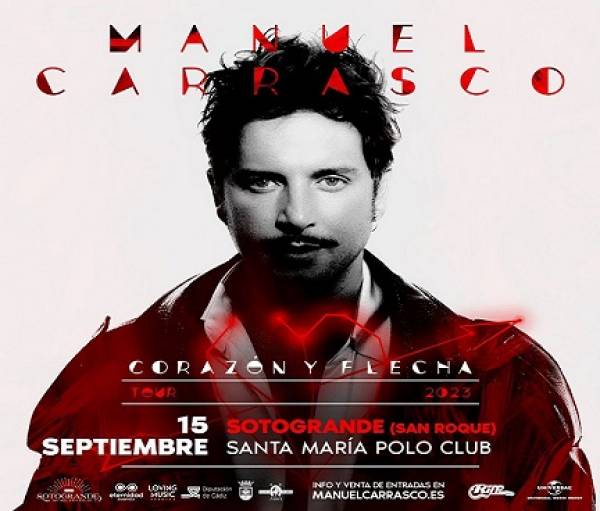 Manuel Carrasco cerrará el 15 de septiembre el Sotogrande Music Festival