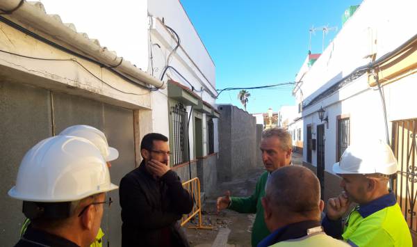 Las obras del Pasaje María Guerrero supondrán la dotación de nuevo saneamiento y conducciones de agua para evitar inundaciones