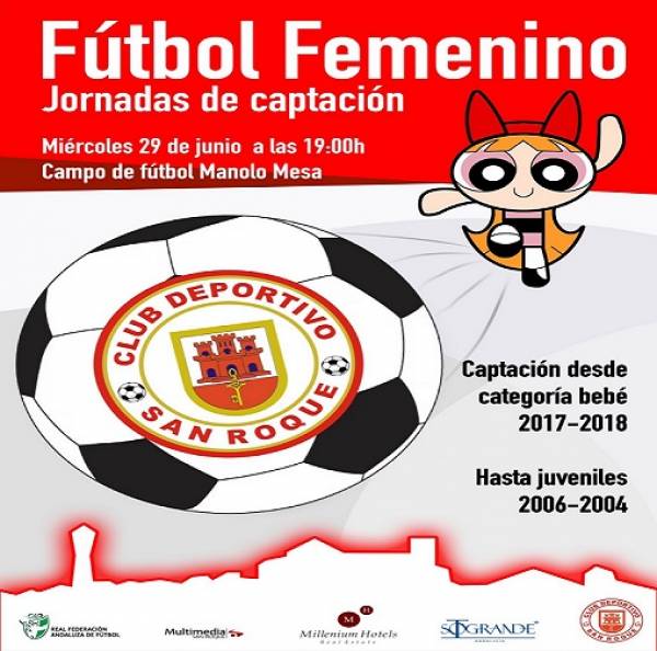 El CD San Roque inicia el proceso de selección en el ámbito del fútbol femenino