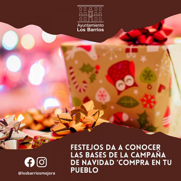 Festejos Los Barrios da a conocer las bases de la campaña de Navidad ‘Compra en tu pueblo’