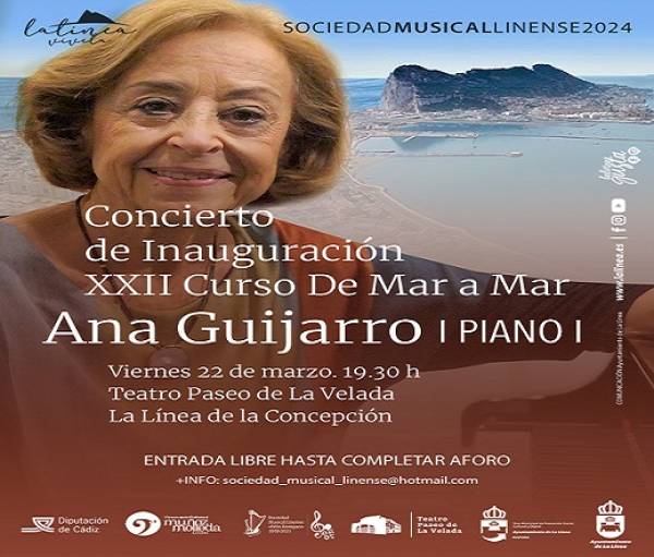 Ana Guijarro ofrece este viernes el recital inaugural del curso De Mar a Mar