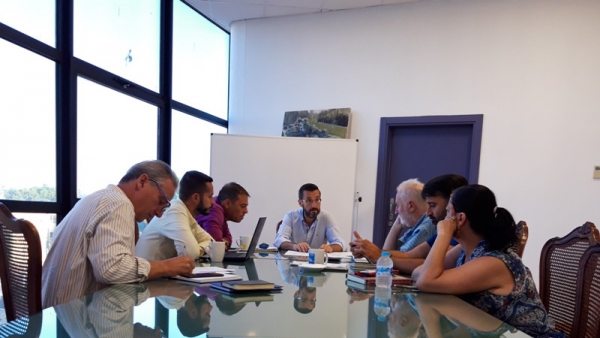 Juan Franco analiza con sus tenientes de alcalde el estado de licitación de diferentes proyectos y el desarrollo de la II fase de peatonalización del centro