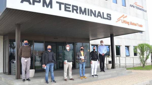 APM Terminals Algeciras premia iniciativas para mejorar el tráfico en el patio de contenedores