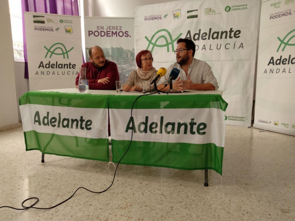 Adelante Andalucía asegura que PSOE y PP han abandonado por completo el cambio de modelo productivo de Jerez