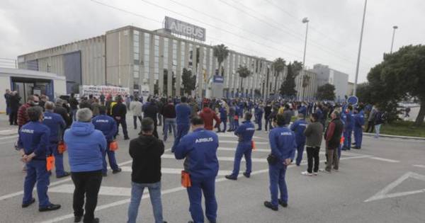 Las Marchas de la Dignidad de Andalucía ante la situación en Airbus y las empresas auxiliares