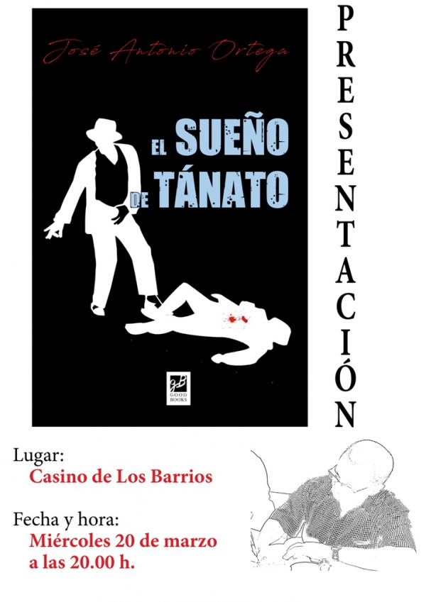 Ortega presenta mañana “El Sueño de Tánato”  en el Casino de Los Barrios
