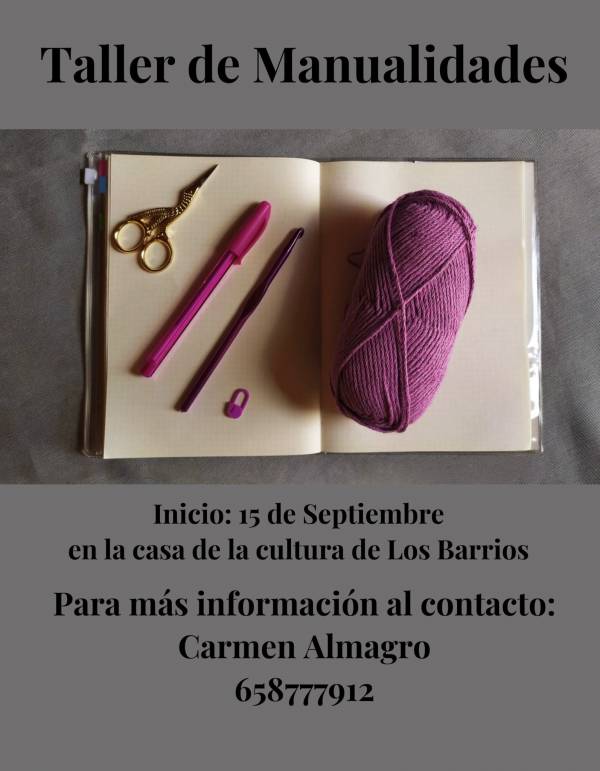 Comienza el taller de manualidades en la Casa de la Cultura de Los Barrios