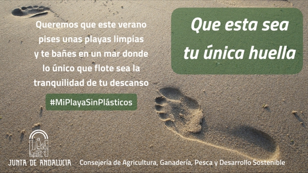 La Junta de Andalucía desarrolla una campaña en las redes sociales para concienciar sobre el daño ambiental de los plásticos en las playas