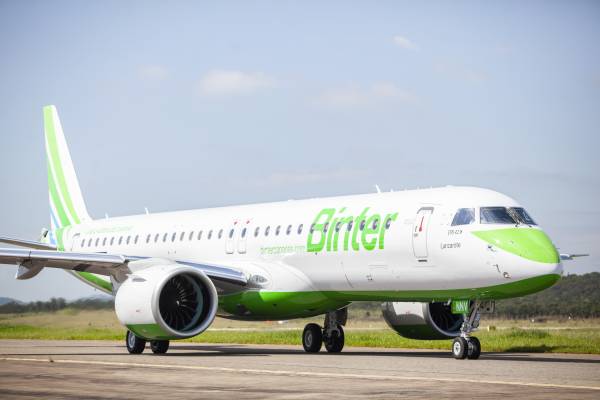 La aerolínea canaria Binter vuelve a volar entre Jerez de la Frontera y Gran Canaria