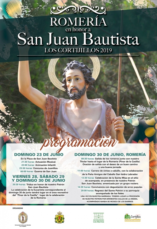 Los Cortijillos vivirá el domingo 23 su fiesta de San Juan con la quema de juanillos y el 30 de junio su Romería