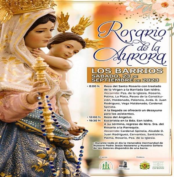La celebración del Rosario de la Aurora se traslada este año a la barriada San Isidro de Los Barrios