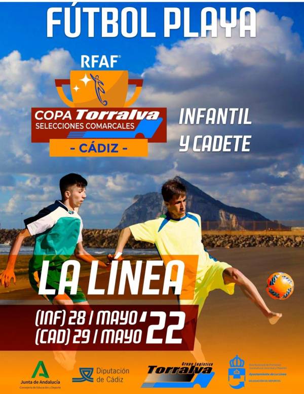 El litoral de Poniente acogerá los días 28 y 29 de mayo un Torneo de Selecciones Comarcales de Cádiz de Fútbol Playa
