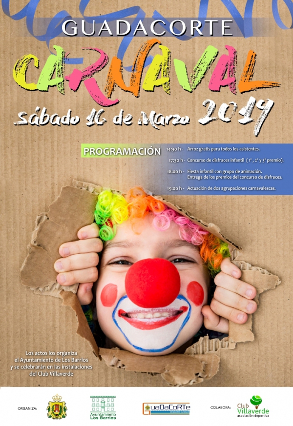 Guadacorte celebra su carnaval el sábado 16 de marzo con distintas actividades