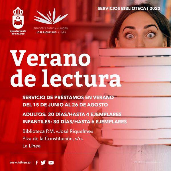 La biblioteca municipal de La Línea incorpora nuevos servicios de préstamos de libros y horario de verano