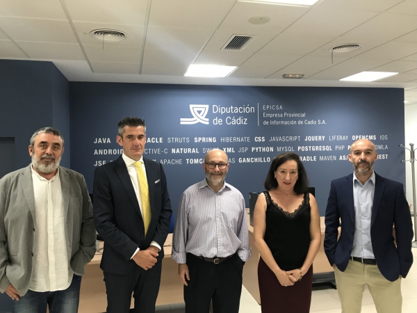 Ayuntamiento de La Línea y Diputación de Cádiz avanzan en el convenio para la digitalización municipal