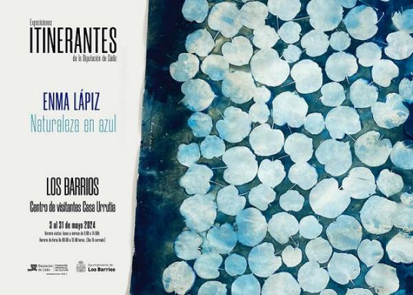 Exposición “Naturaleza en azul”, de Enma Lápiz, en la Casa Urrutia de Los Barrios del 3 al 31 de mayo