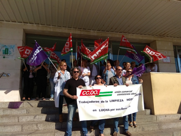 CCOO demanda una reunión al área sanitaria respecto a la limpieza en el hospital de La Línea