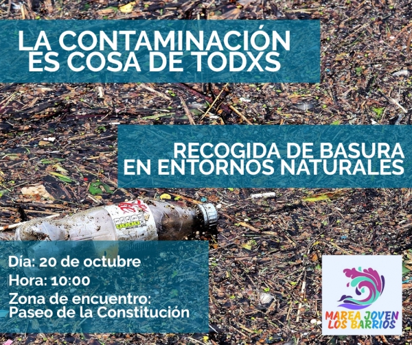 Marea Joven Los Barrios hará una recogida de basura en entornos naturales del municipio