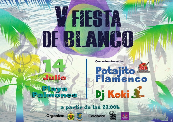 Palmones vivirá el sábado en su playa la ‘V Fiesta en Blanco’