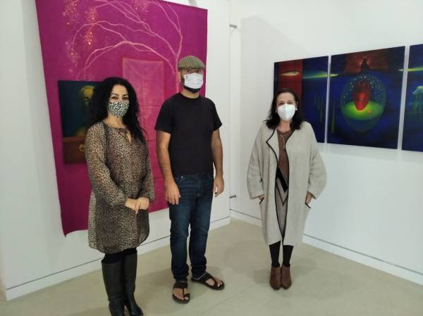Inaugurada la exposición “Al Aire, Pensamientos”, de David Solís, en la sala de exposiciones temporales del Museo Cruz Herrera