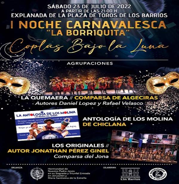 El próximo sábado, noche carnavalesca en la explanada de la plaza de toros de Los Barrios