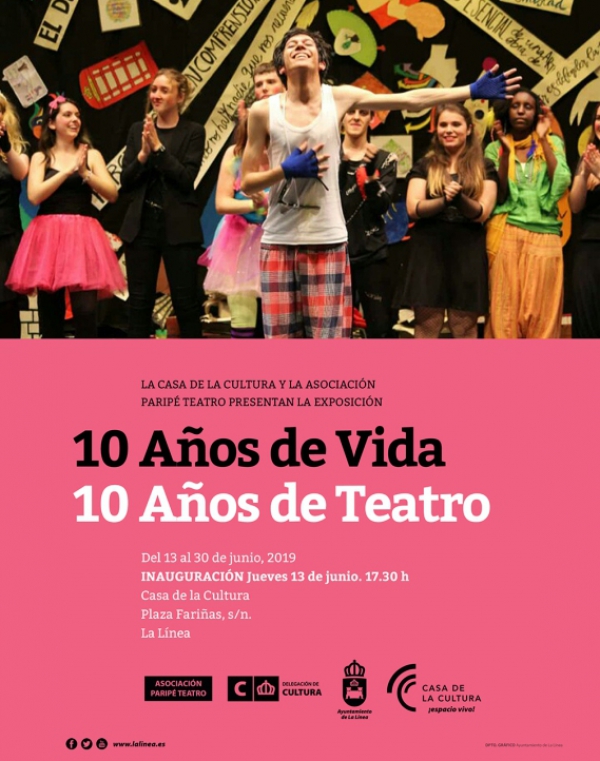 La Casa de la Cultura de La Línea celebra el décimo aniversario de Paripé Teatro