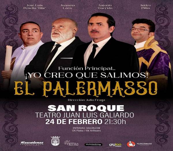 “El Palermasso”, espectáculo cómico-cofrade, mañana sábado en San Roque