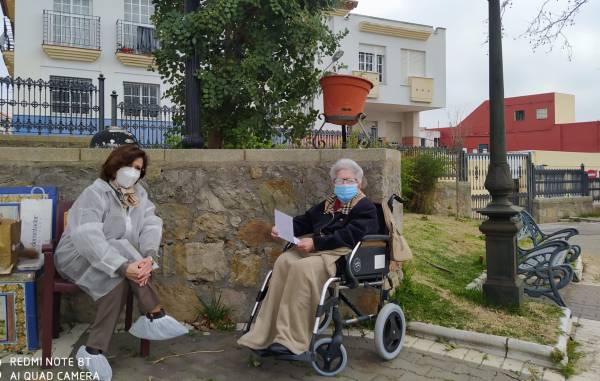 Se restablecen las visitas de familiares en la  Residencia de Ancianos San Ramón de Los Barrios