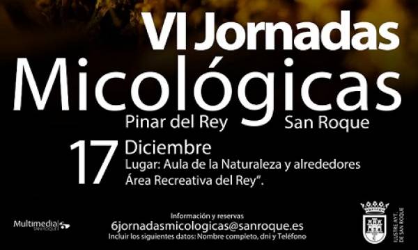 El 17 de diciembre, VI Jornadas Micológicas en el Pinar del Rey