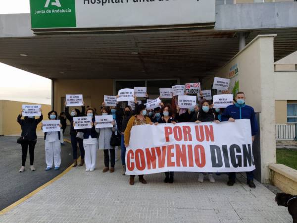Más País denuncia la situación de las limpiadoras en el Hospital Punta Europa de Algeciras