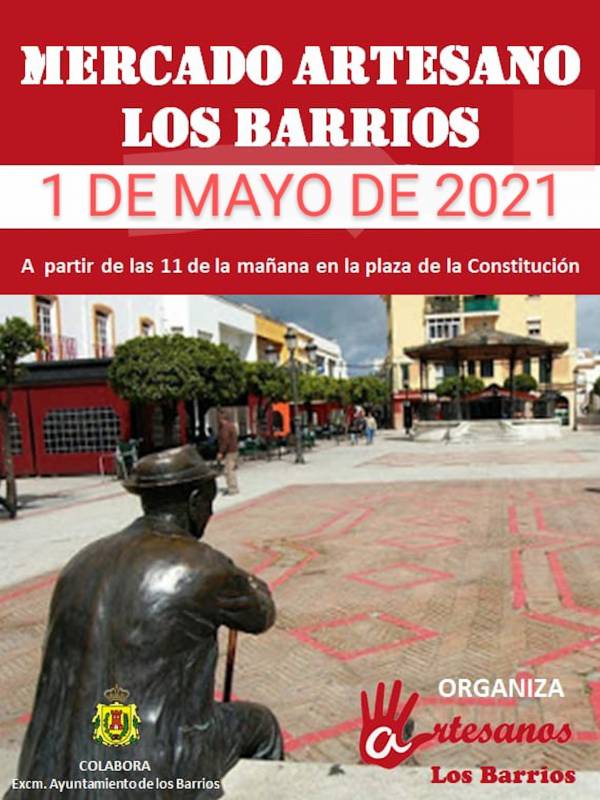 El Paseo de la Constitución de Los Barrios acogerá el próximo sábado un nuevo mercado artesano
