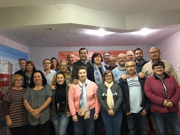 La ejecutiva del PSOE de Los Barrios salida del último congreso local se reúne por primera vez para poner en marcha el nuevo proyecto socialista