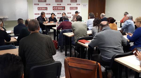 El Consejo Provincial de CCOO aprueba una resolución en demanda a la Algeciras-Bobadilla