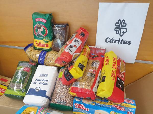 Participación Ciudadana de Los Barrios pone en marcha una campaña de recogida de alimentos para Cáritas