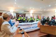 La Corporación Municipal de Los Barrios muestra su apoyo a los trabajadores de Acerinox en sus reivindicaciones