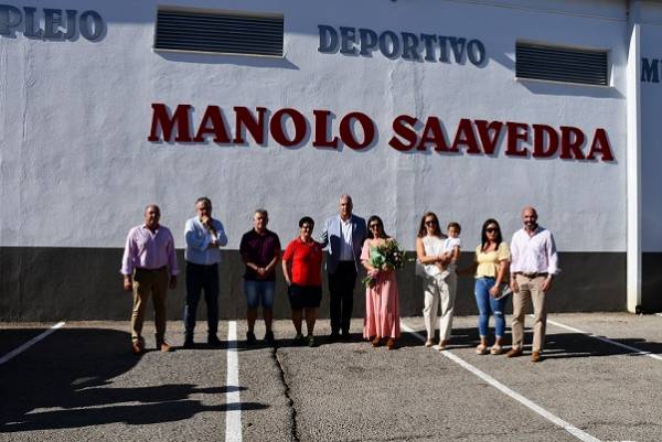 El pabellón de la Estación de San Roque lleva ya el nombre de Manolo Saavedra