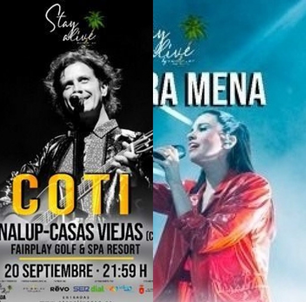 El ciclo de conciertos Stay Alive ha confirmado dos nuevos artistas en el ciclo de conciertos de Cádiz que se desarrolla en Fairplay Golf &amp; Spa Resort de Benalup-Casas Viejas