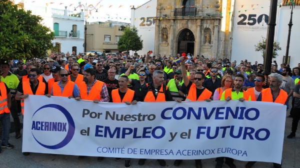 Podemos Los Barrios señala el ERE de Acerinox como resultado de las reformas laborales de PSOE y PP